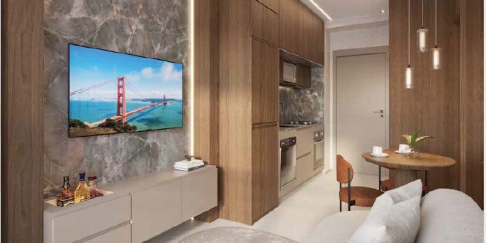 Living apartamento 33m²