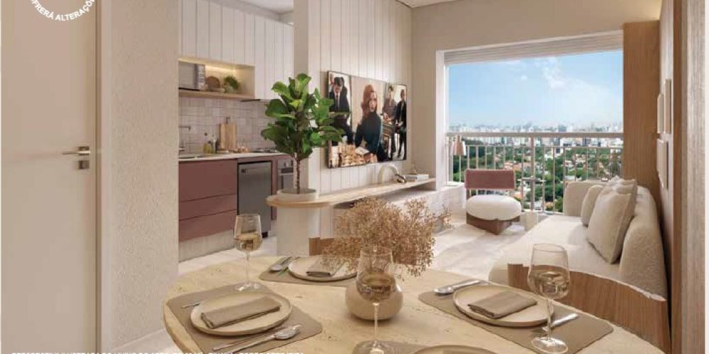 Living apartamento 63m²