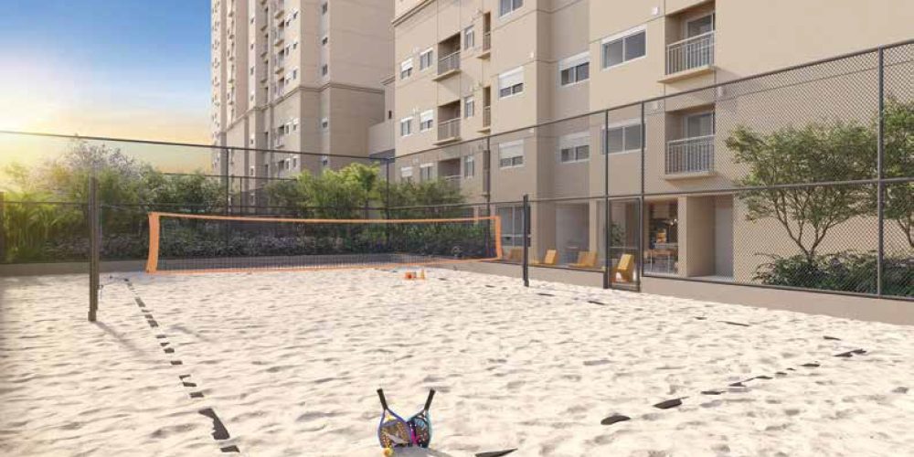 Perspectiva da Quadra beach Tênnis